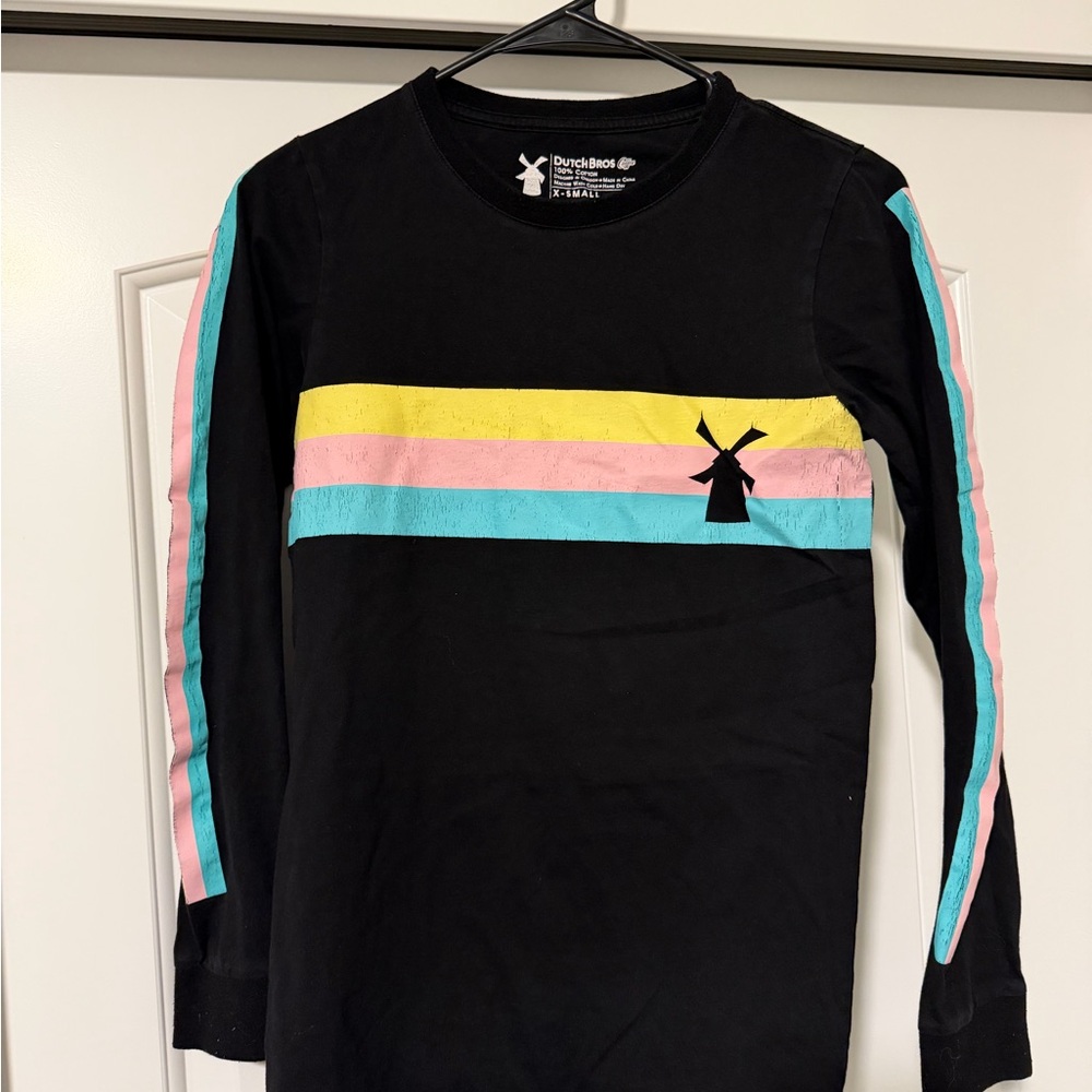 Dutch Bros Black Long-Sleeve Tee